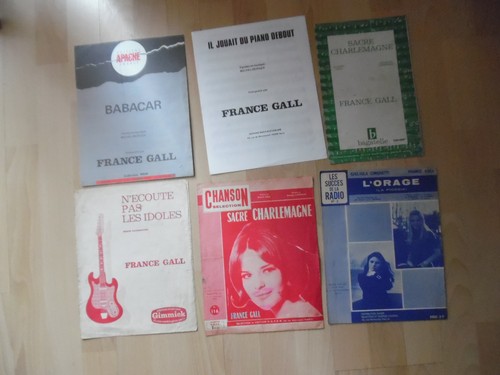 Lot partitions france gall - partitions,
