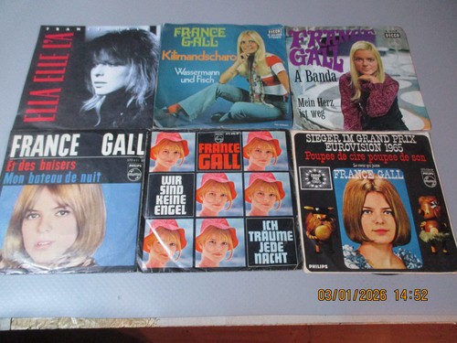 Single vinyl sammlung 6x - 7",