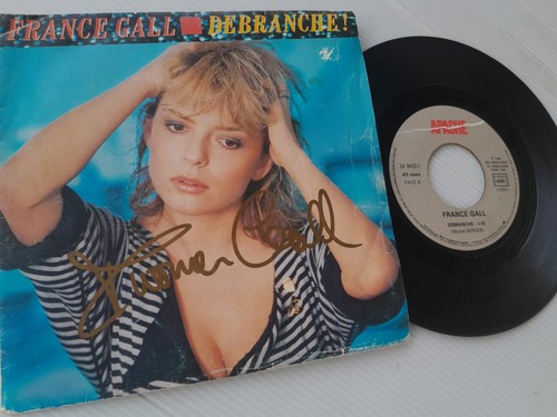 France gall autogrphe vinyle - gall,